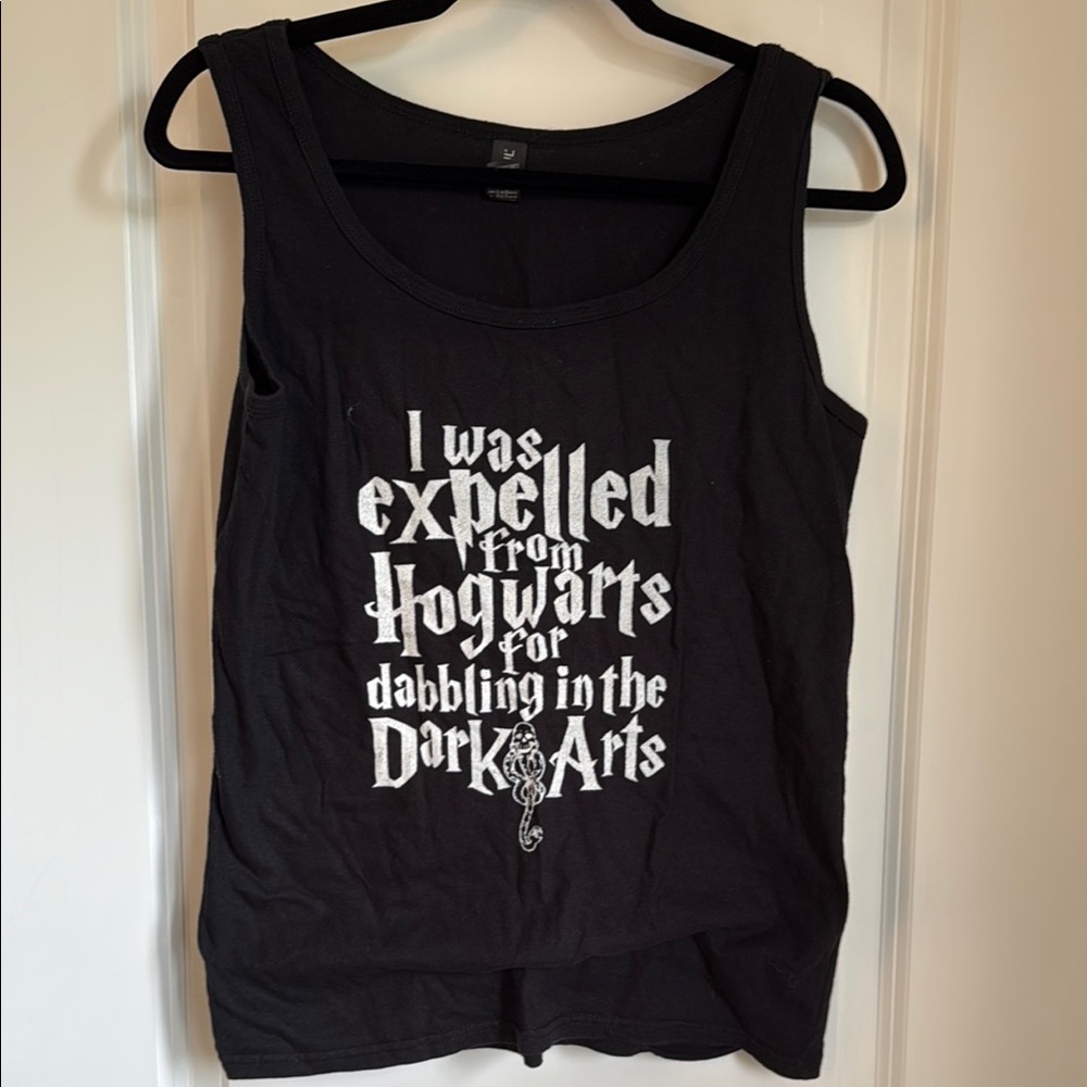 Harry Potter Dark Arts Black Graphic Tank Top